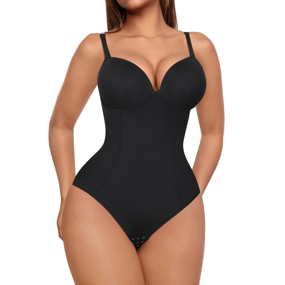Shapewear Bodysuit For Women Body Shaper Strapless Built-In Bra Plus XX-Large